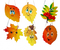 Набор сценических костюмов "Листья" 6 шт.