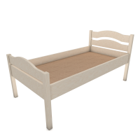 Кровать детская одноярусная (1268х652х620 мм)