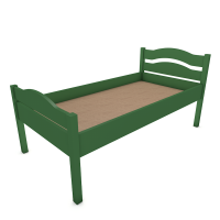 Кровать детская одноярусная (1468х652х620 мм), цвет