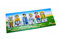 Набор пальчиковых кукол "Семья"  6 шт.