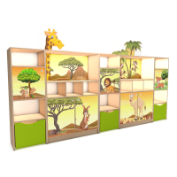 Стеллаж детский "Зоопарк 2"