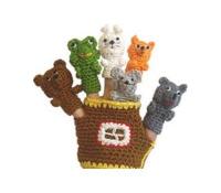 Вязаный пальчиковый театр "Теремок"