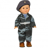 Кукла "Митя военный" со звуком