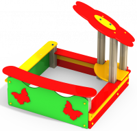 Песочница для детской площадки "Ромашка"