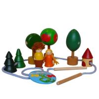 Шнуровка "Финский домик", 9 деталей