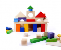 Конструктор геометрический «Построй свой город», 51 деталей