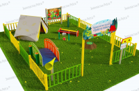 Туристическая площадка   "Привал на полянке". Комплект: Лайт 2 