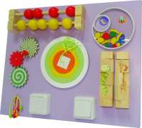 Бизиборд настенный ФИОЛЕТОВЫЙ