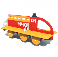 Скамейка "ПОЖАРНАЯ МАШИНА МЧС"