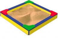 Песочница металлическая (1800х1800х285 мм)