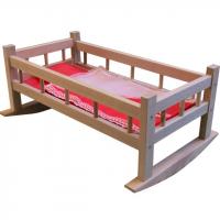 Кроватка для кукол деревянная
