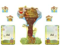 Композиция для выставки детского творчества "Совушка"