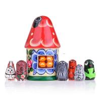 Пальчиковый театр в домике "Теремок"