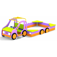 Песочница для детской площадки "Джип"