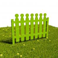 Забор из Экопластика "Колышки" (Модель1)