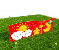 Забор из Экопластика "Погода" (Модель5)