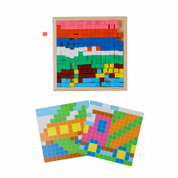 Мозаика пиксельная "Городской транспорт"