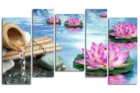 Модульная картина "Необыкновенные лилии"