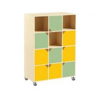 СТЕЛЛАЖ ТРЁХСЕКЦИОННЫЙ МОБИЛЬНЫЙ (12 ЯЧЕЕК)