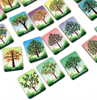 Игровой набор ЛИСТОЧКИ (по методике Сегена) (ХДФ, УФ печать)