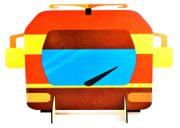 Ширма для сюжетно-ролевых игр ТРАМВАЙ вид спереди