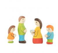 Набор деревянных фигур "Семья фермеров"