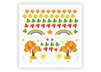 Набор наклеек "Осенний листопад"