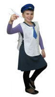 Костюм "Пилот" накидка и шапочка, х/б