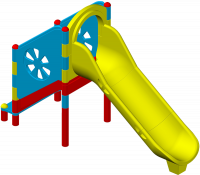 Горка для детской площадки (4000х1220х2450 мм)