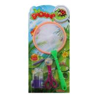 Набор юного натуралиста: сачок для ловли летающих насекомых, пинцет и держатель