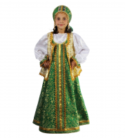Костюм фольклорный, русский народный "Сударыня" детский