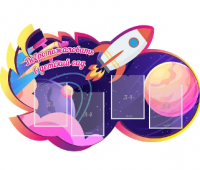 Стенд резной "Добро пожаловать в детский сад" 2