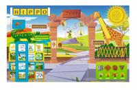 Бизиборд (дидактическая панель) настенный по английскому языку ЗООПАРК. Серия ИЗУЧАЕМ АНГЛИЙСКИЙ ЯЗЫК