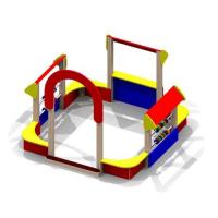 Песочный дворик с входной аркой