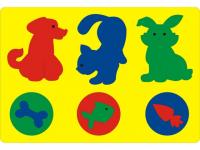 Мозаика мягкая "Животные в рамке"