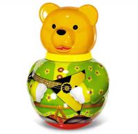 Неваляшка большая "Бурый медведь Потапыч" 28 см, в пакете