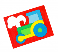 Головоломка Собери картинку "Трактор"
