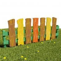 Забор из Экопластика "Деревья"