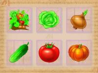Разрезные картинки "Овощи"