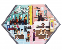 Бизиборд настенный ПАРИКМАХЕР. Серия ИЗУЧАЕМ ПРОФЕССИИ