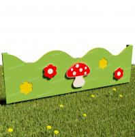 Забор из Экопластика "Мухомор" (Модель1)