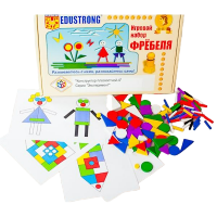 Игровой набор Фребеля "Конструктор плоскостной-4" (Серия "Эксперимент")